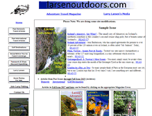 Tablet Screenshot of larsenoutdoors.com